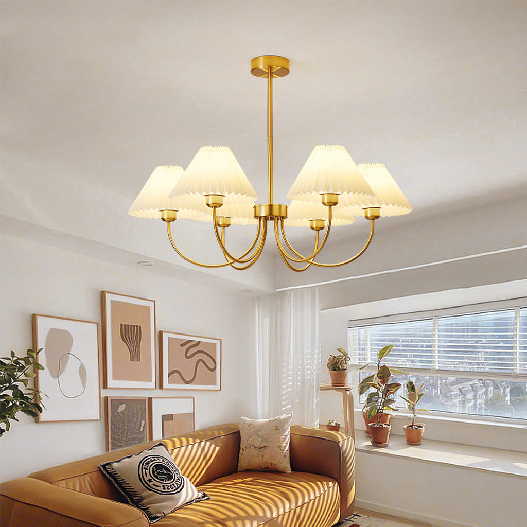 RAVENSCROFT TARNISHED SILK CHANDELIER