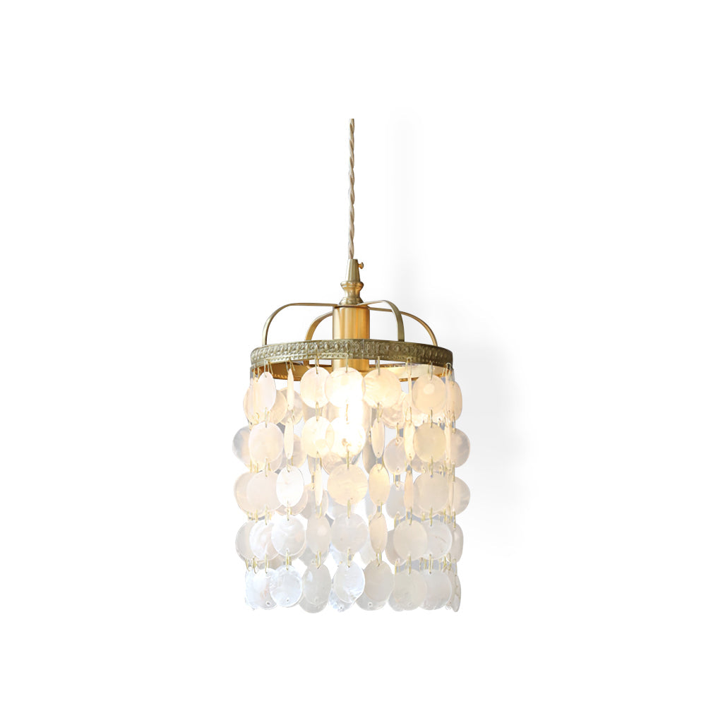 SEAFORTH ABALONE SHELL HANGING LANTERN