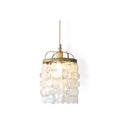 SEAFORTH ABALONE SHELL HANGING LANTERN