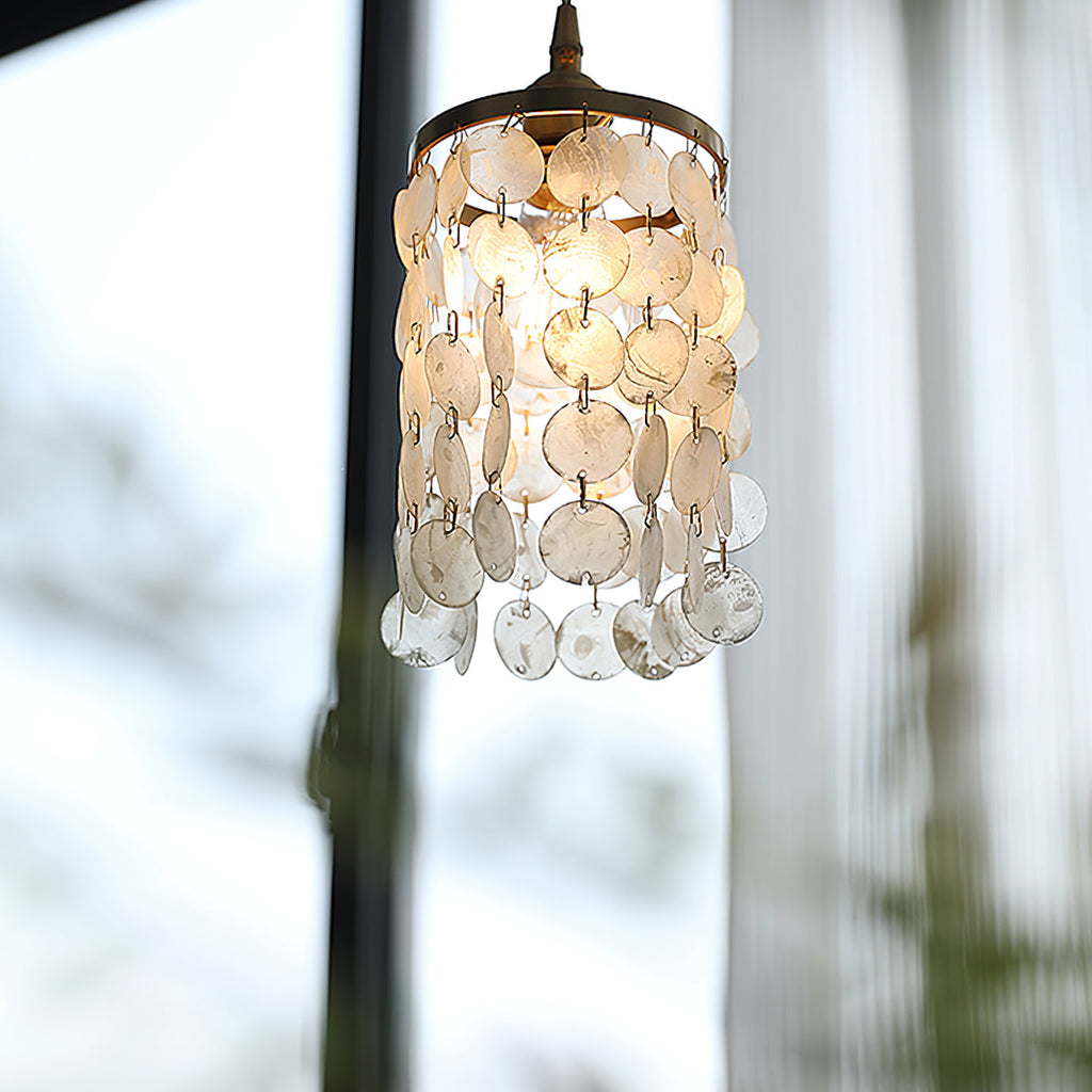 SEAFORTH ABALONE SHELL HANGING LANTERN