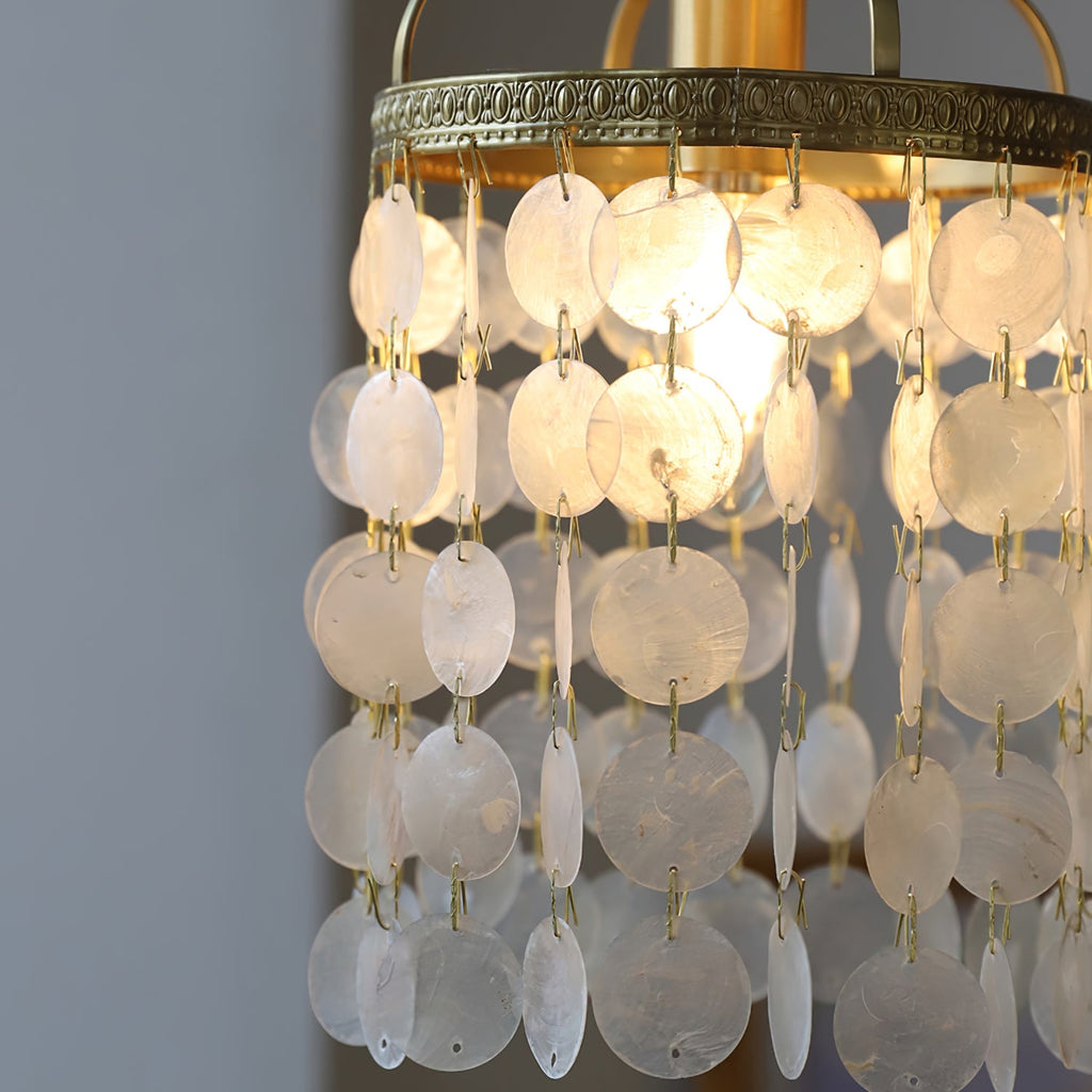 SEAFORTH ABALONE SHELL HANGING LANTERN