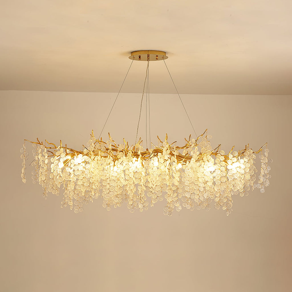 SAKURA CRYSTAL FLOWER CHANDELIER