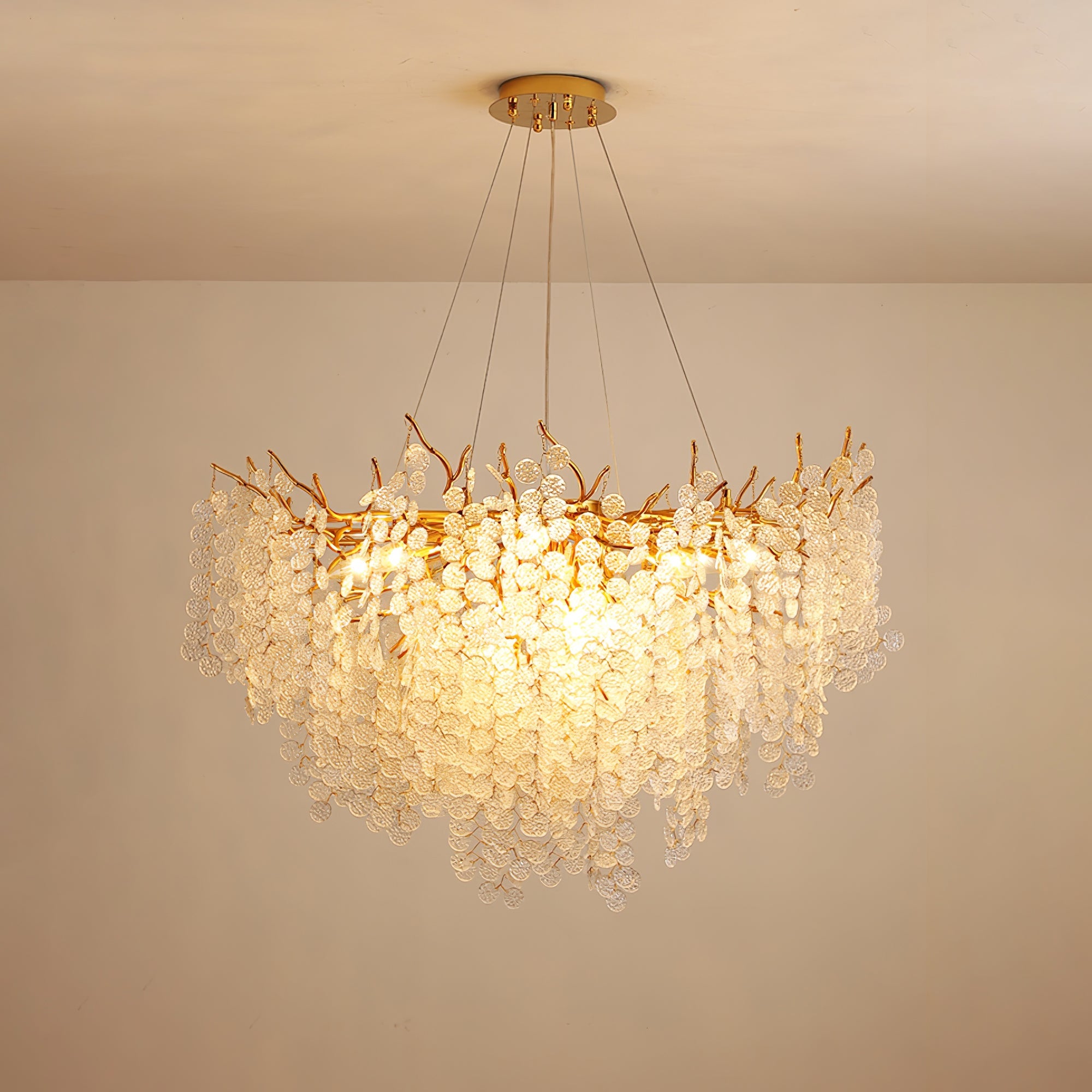 SAKURA CRYSTAL FLOWER CHANDELIER