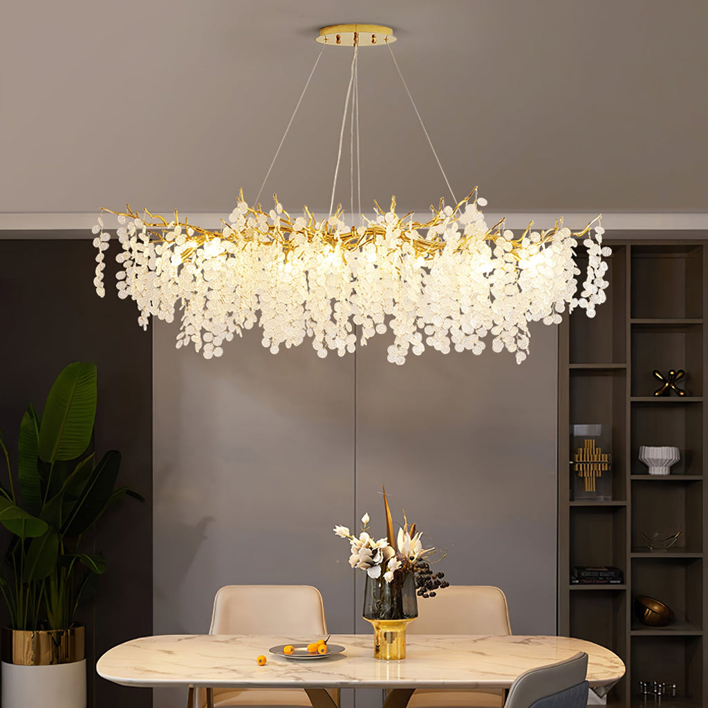 SAKURA CRYSTAL FLOWER CHANDELIER