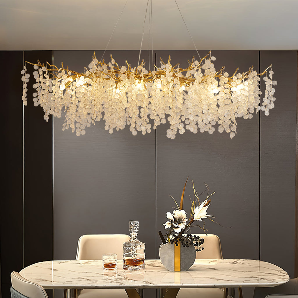 SAKURA CRYSTAL FLOWER CHANDELIER