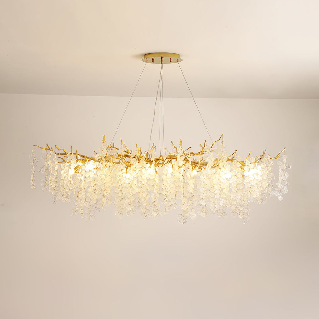 SAKURA CRYSTAL FLOWER CHANDELIER