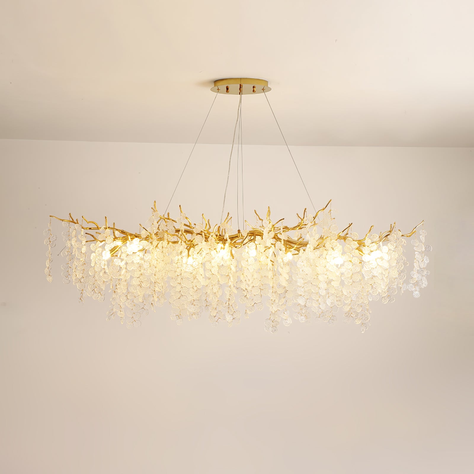 SAKURA CRYSTAL FLOWER CHANDELIER