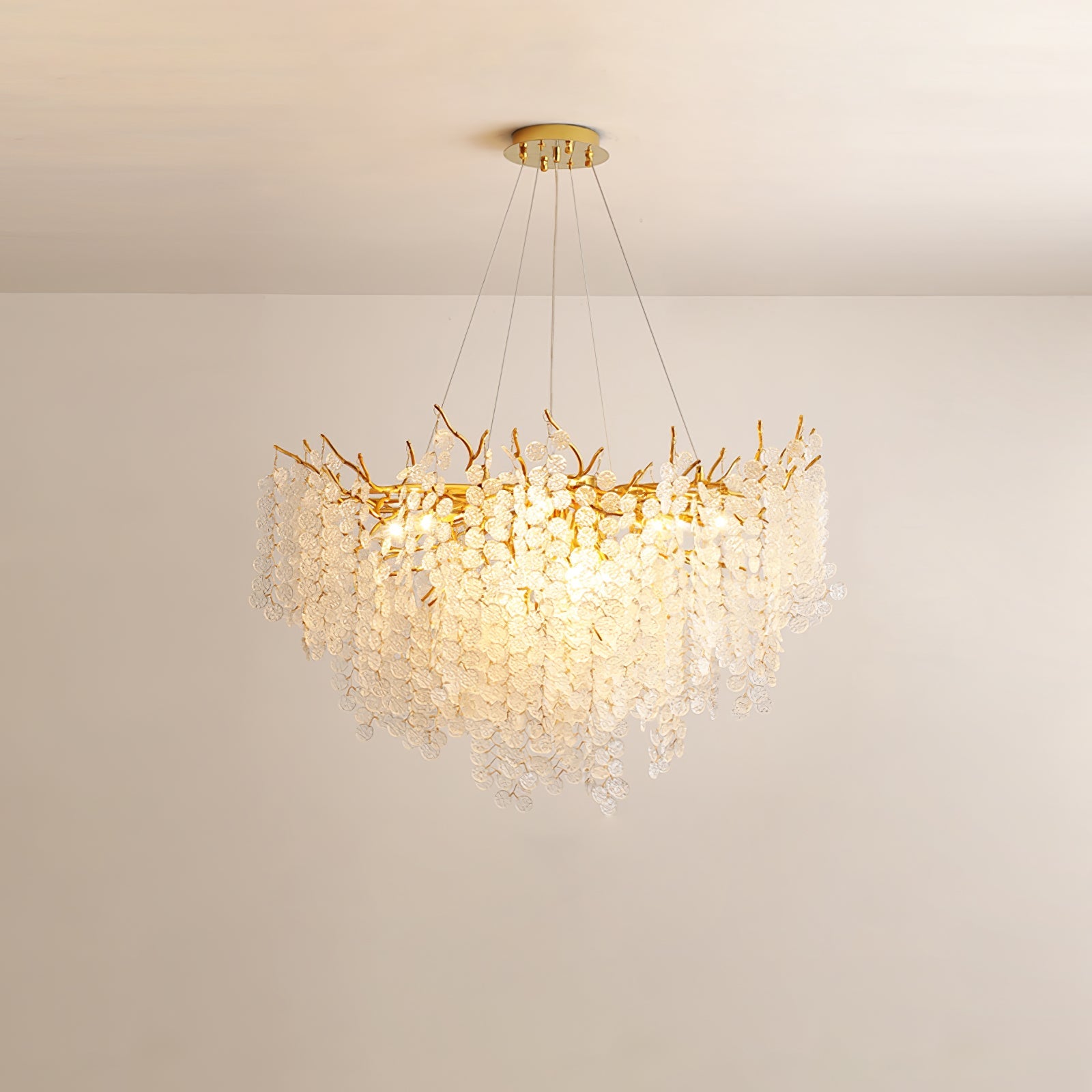 SAKURA CRYSTAL FLOWER CHANDELIER