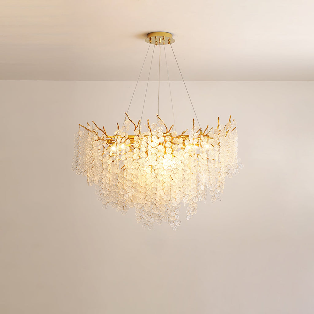 SAKURA CRYSTAL FLOWER CHANDELIER