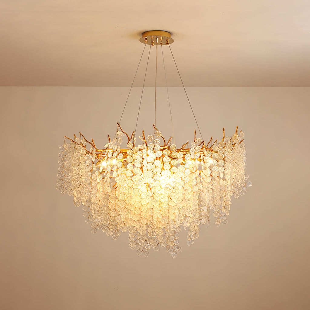 SAKURA CRYSTAL FLOWER CHANDELIER