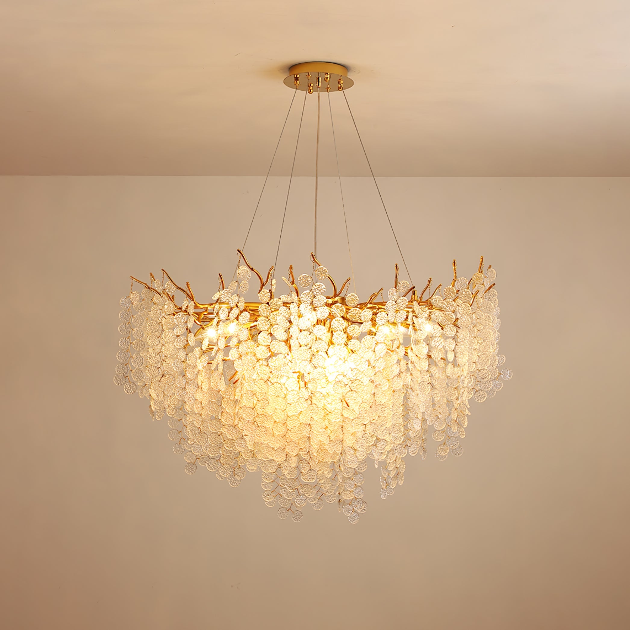 SAKURA CRYSTAL FLOWER CHANDELIER