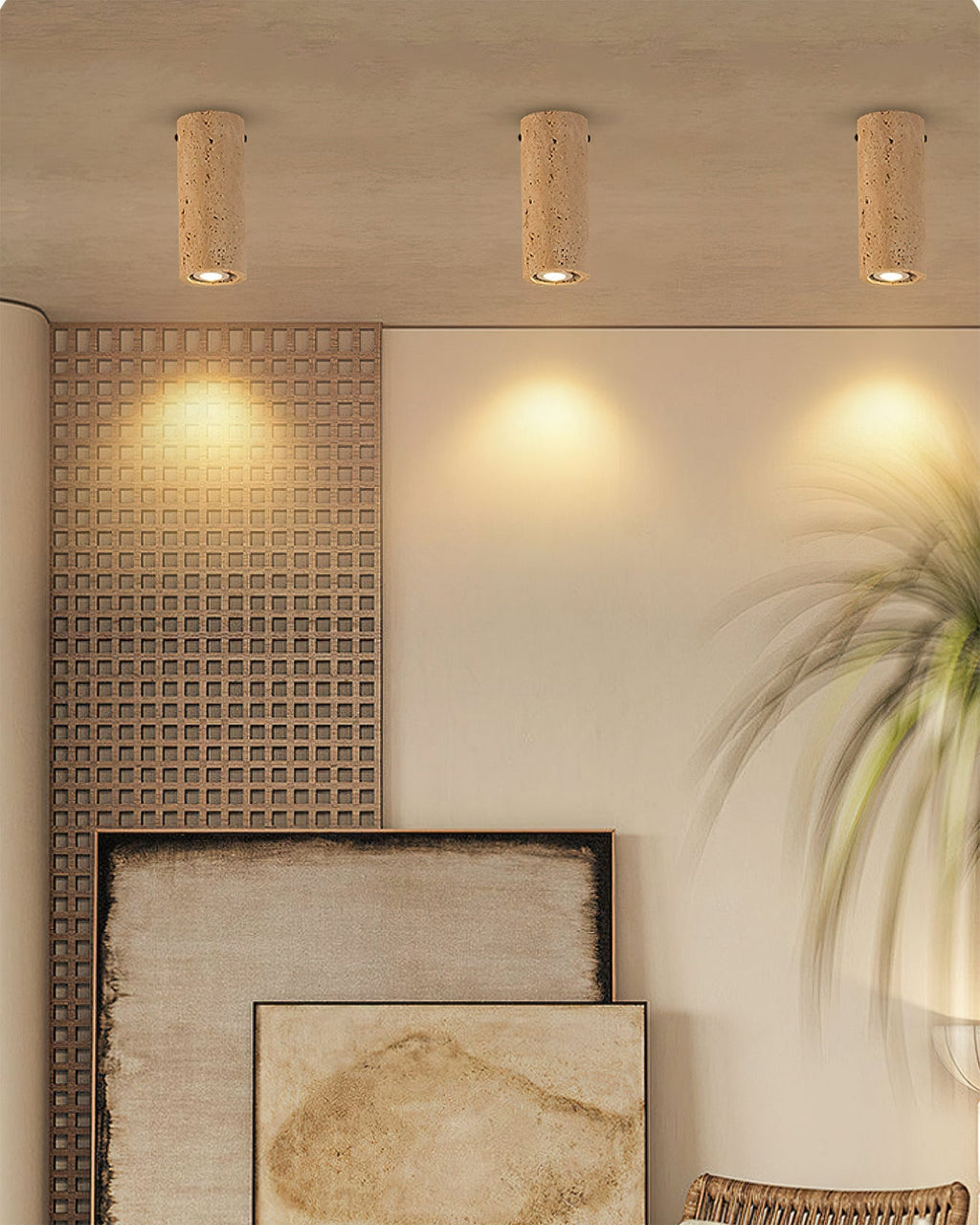 RAVENSHIRE TRAVERTINE ILLUMINATION PENDANT