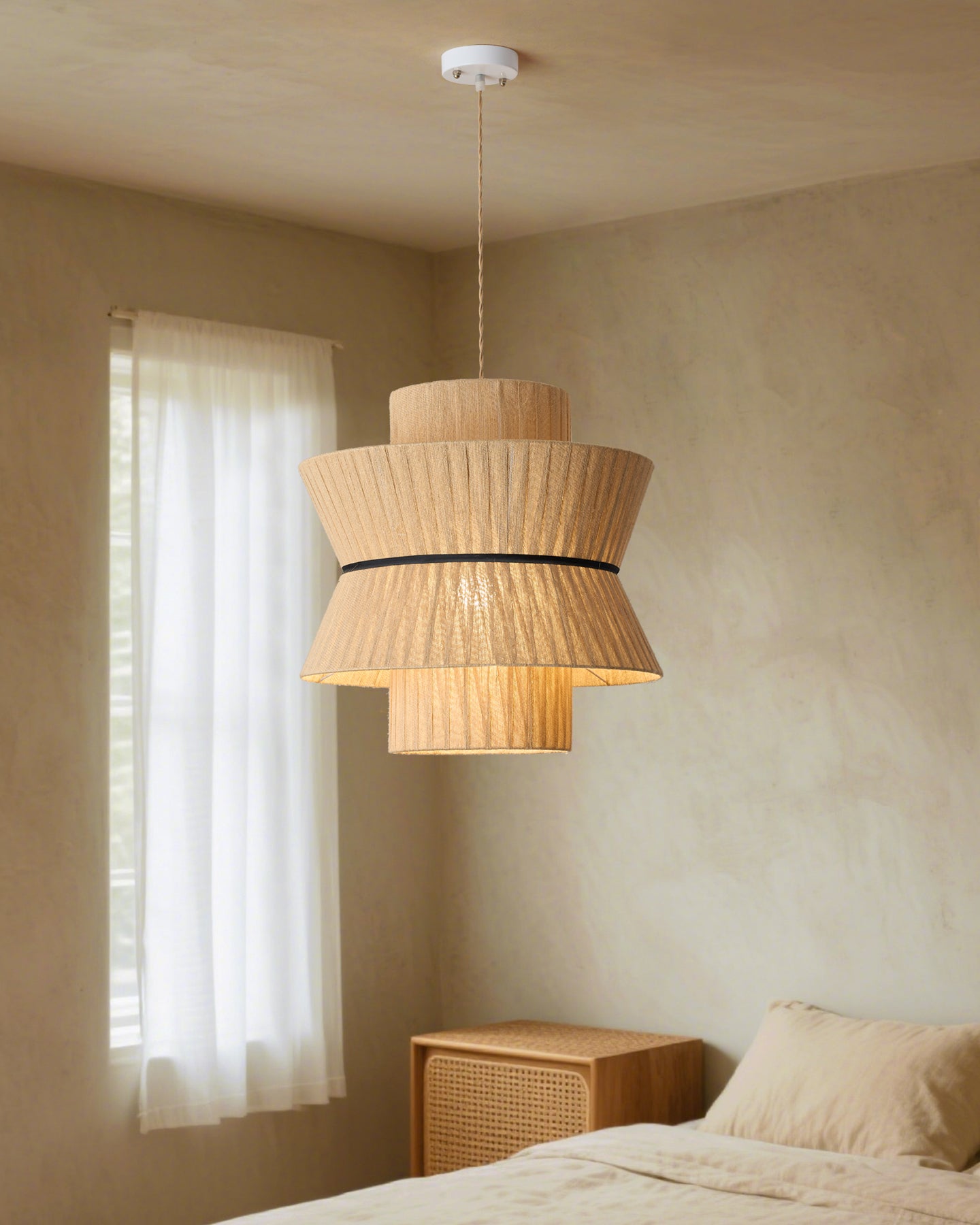 FENWICK GLAZED CERAMIC HANGING LANTERN