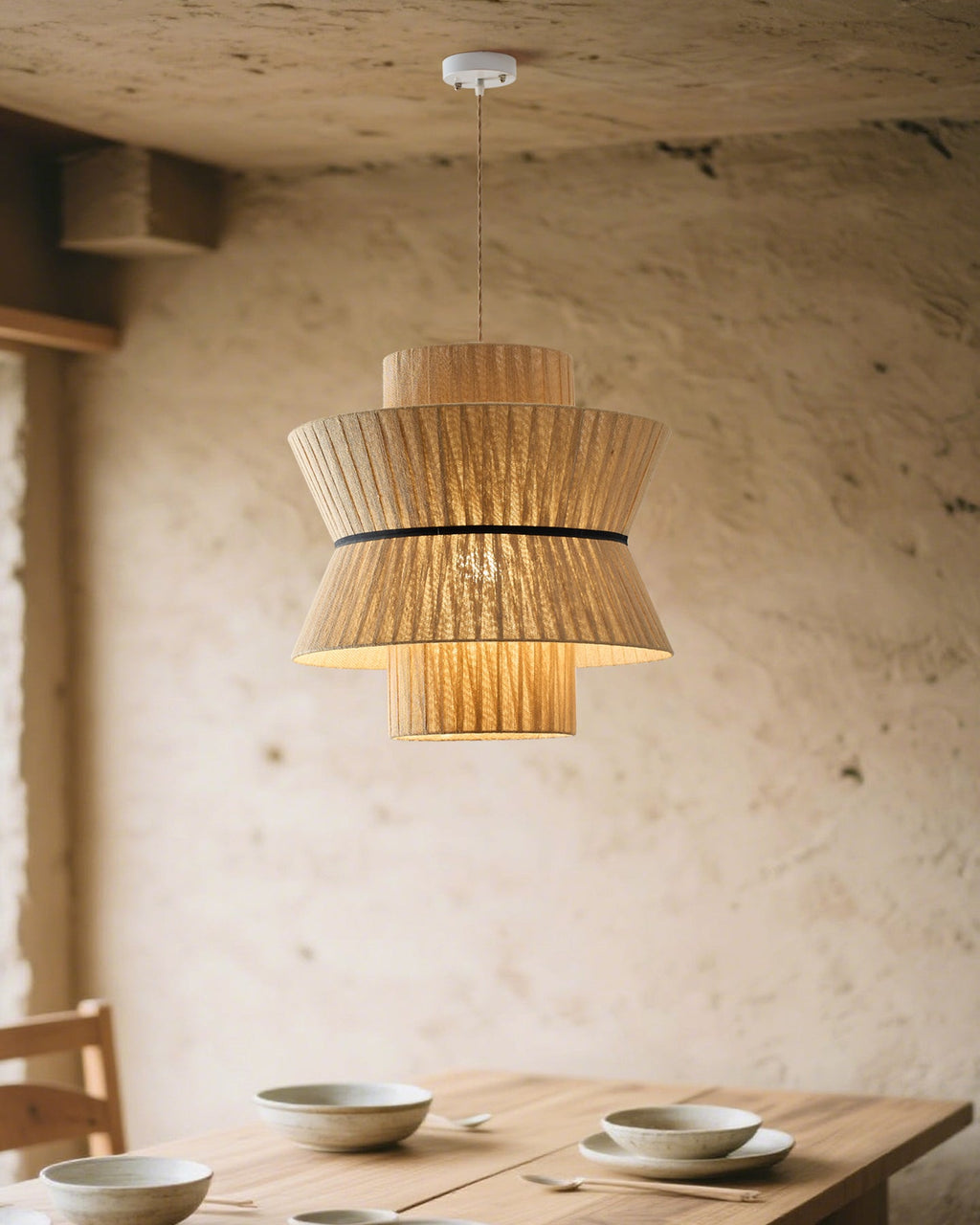FENWICK GLAZED CERAMIC HANGING LANTERN