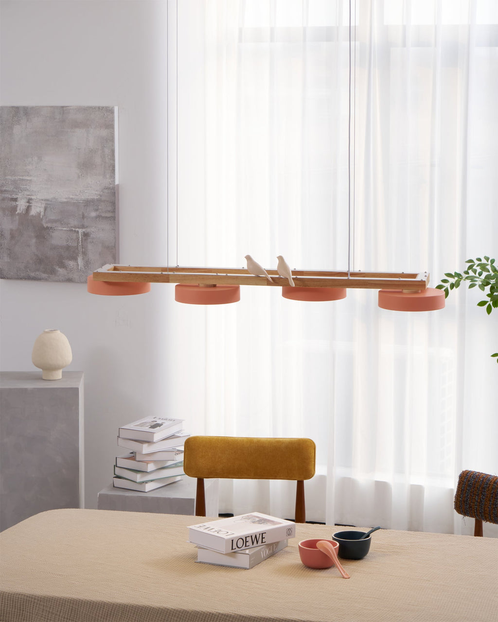 FENWICK AVIAN LONG PENDANT CHANDELIER