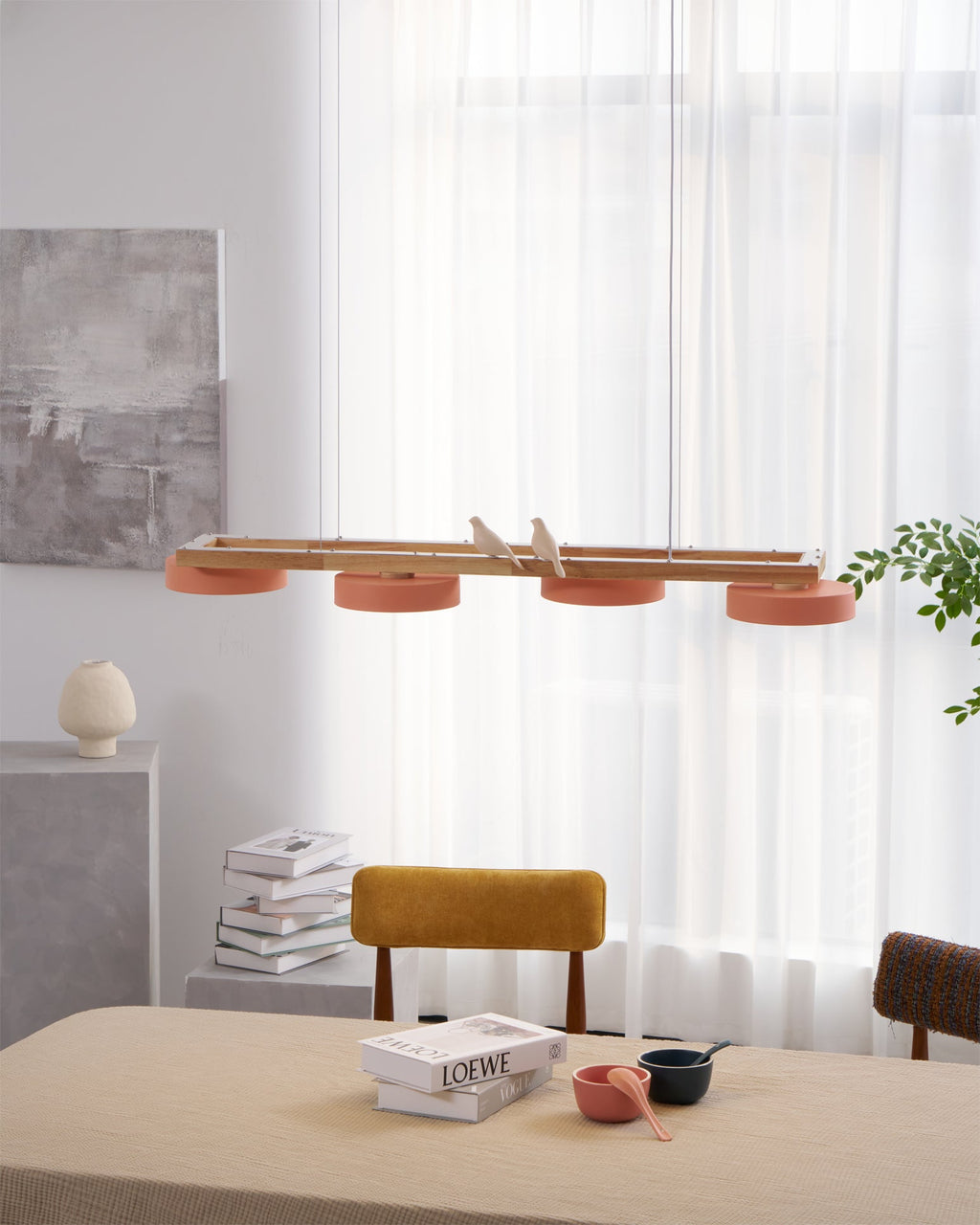 FENWICK AVIAN LONG PENDANT CHANDELIER