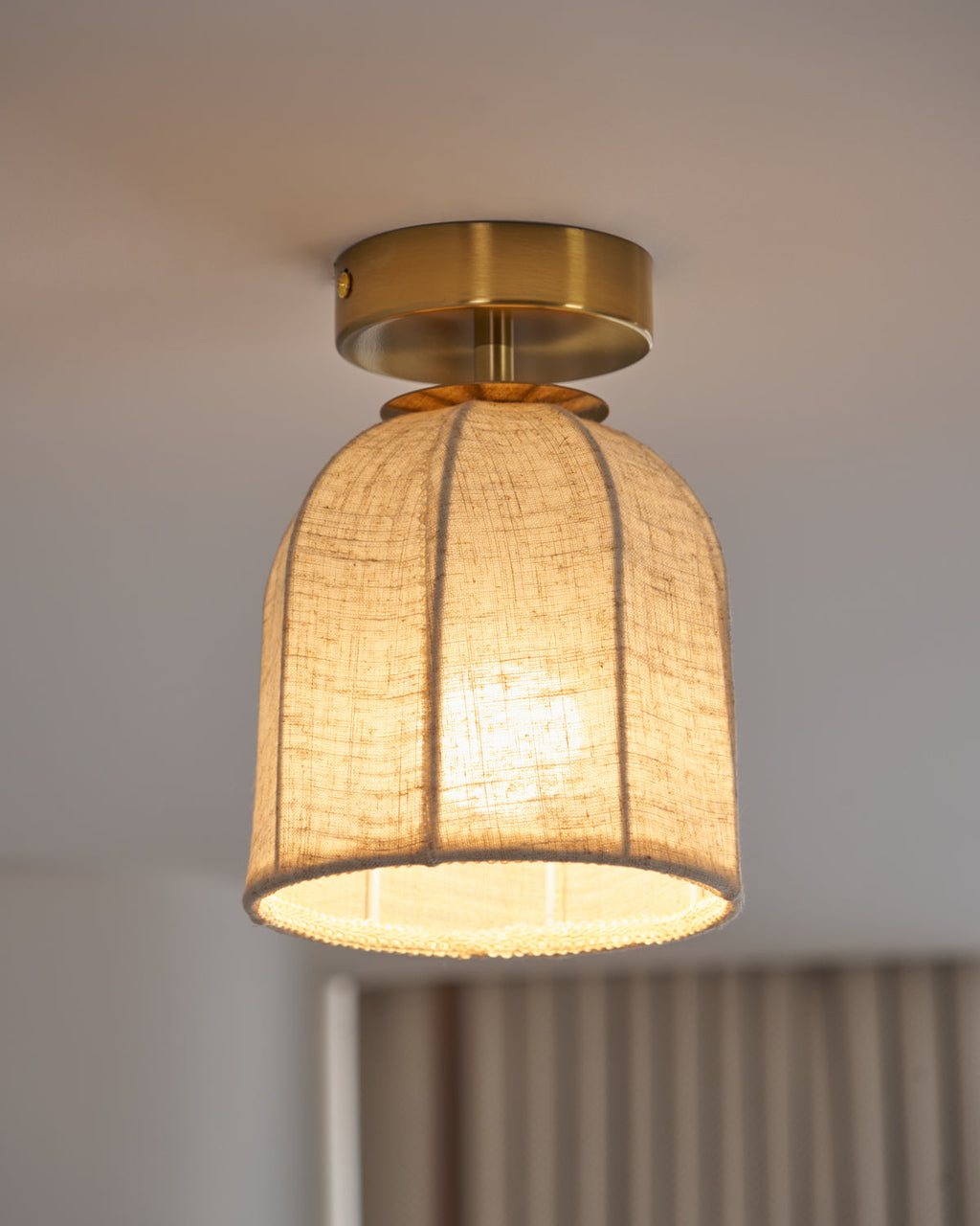 FENWICK NATURAL TEXTILE HANGING LANTERN