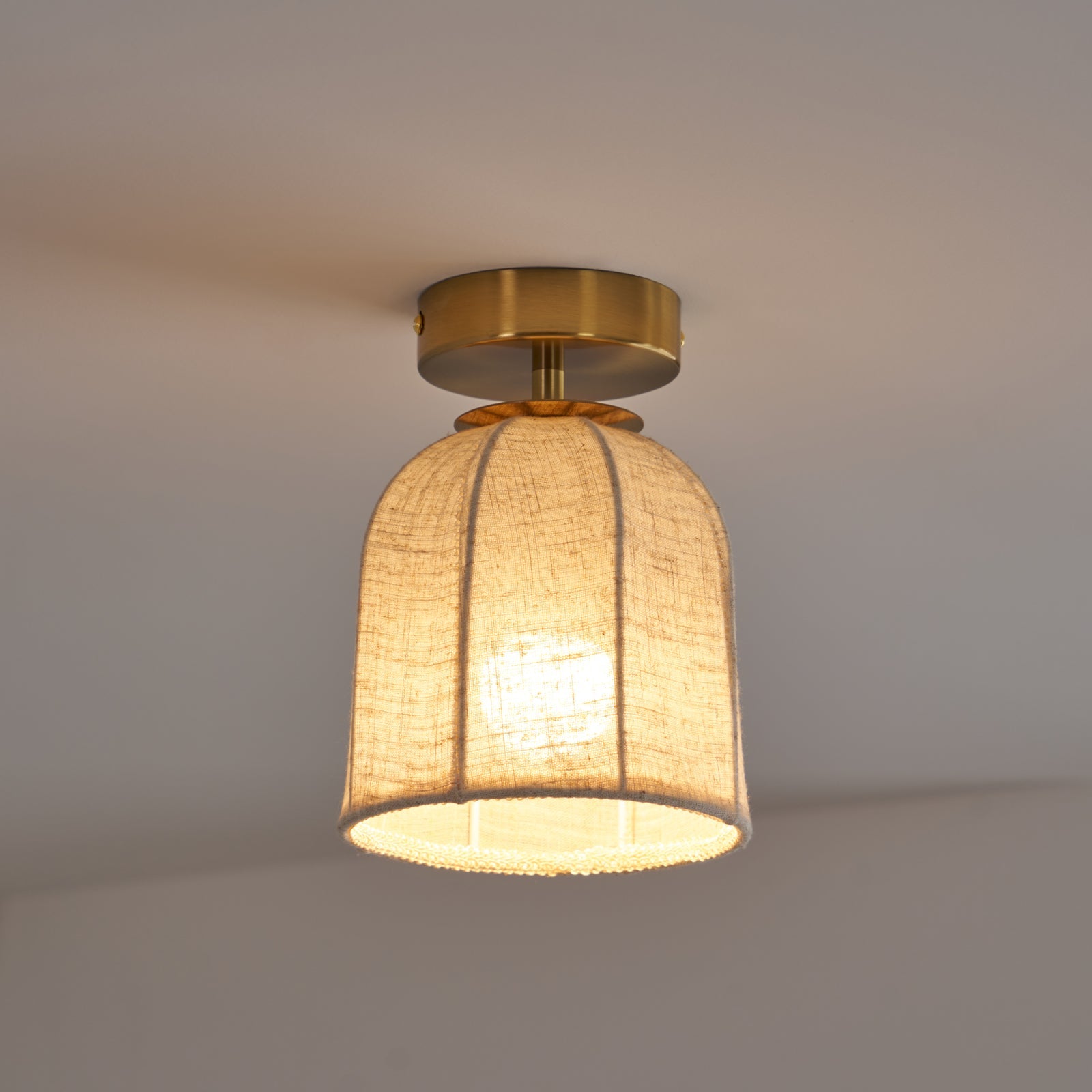 FENWICK NATURAL TEXTILE HANGING LANTERN