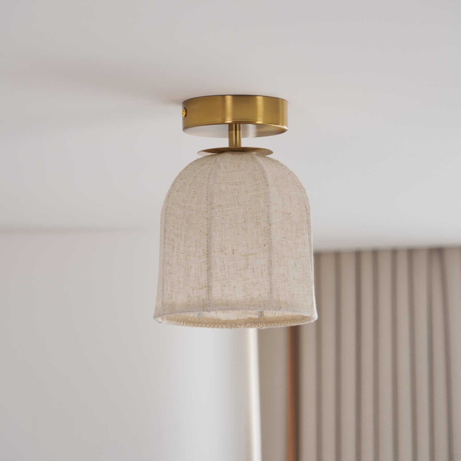 FENWICK NATURAL TEXTILE HANGING LANTERN
