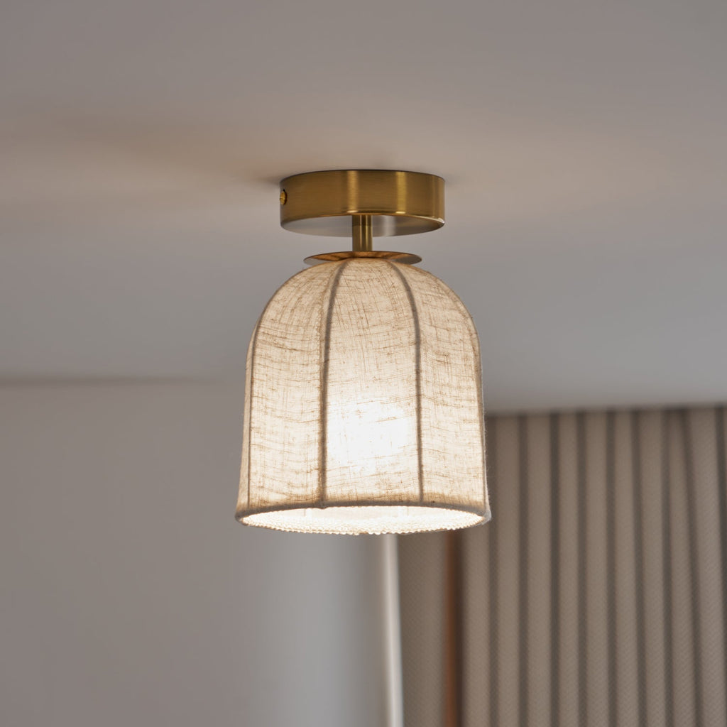 FENWICK NATURAL TEXTILE HANGING LANTERN