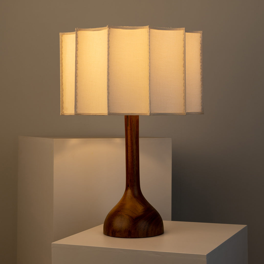 RAVENHALL RUSTIC WOODEN TABLE LANTERN