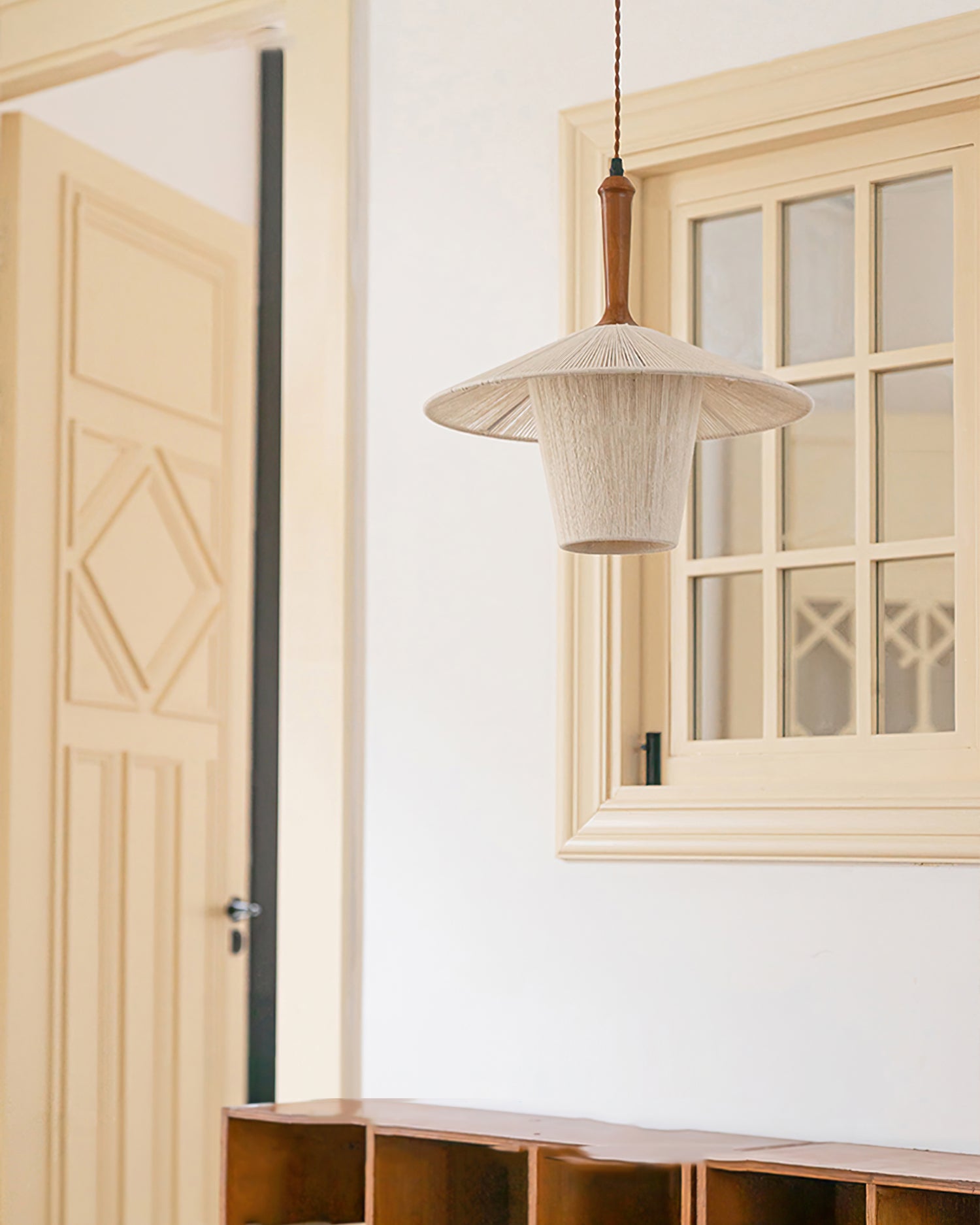 FENWICK NATURAL FIBER HANGING LANTERN
