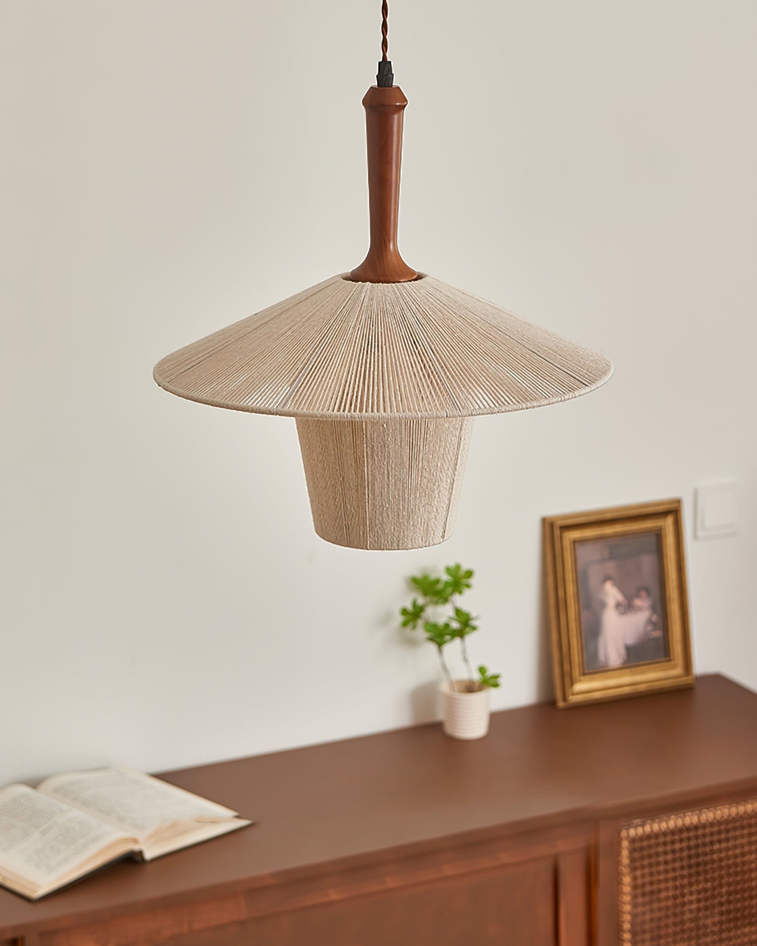 FENWICK NATURAL FIBER HANGING LANTERN