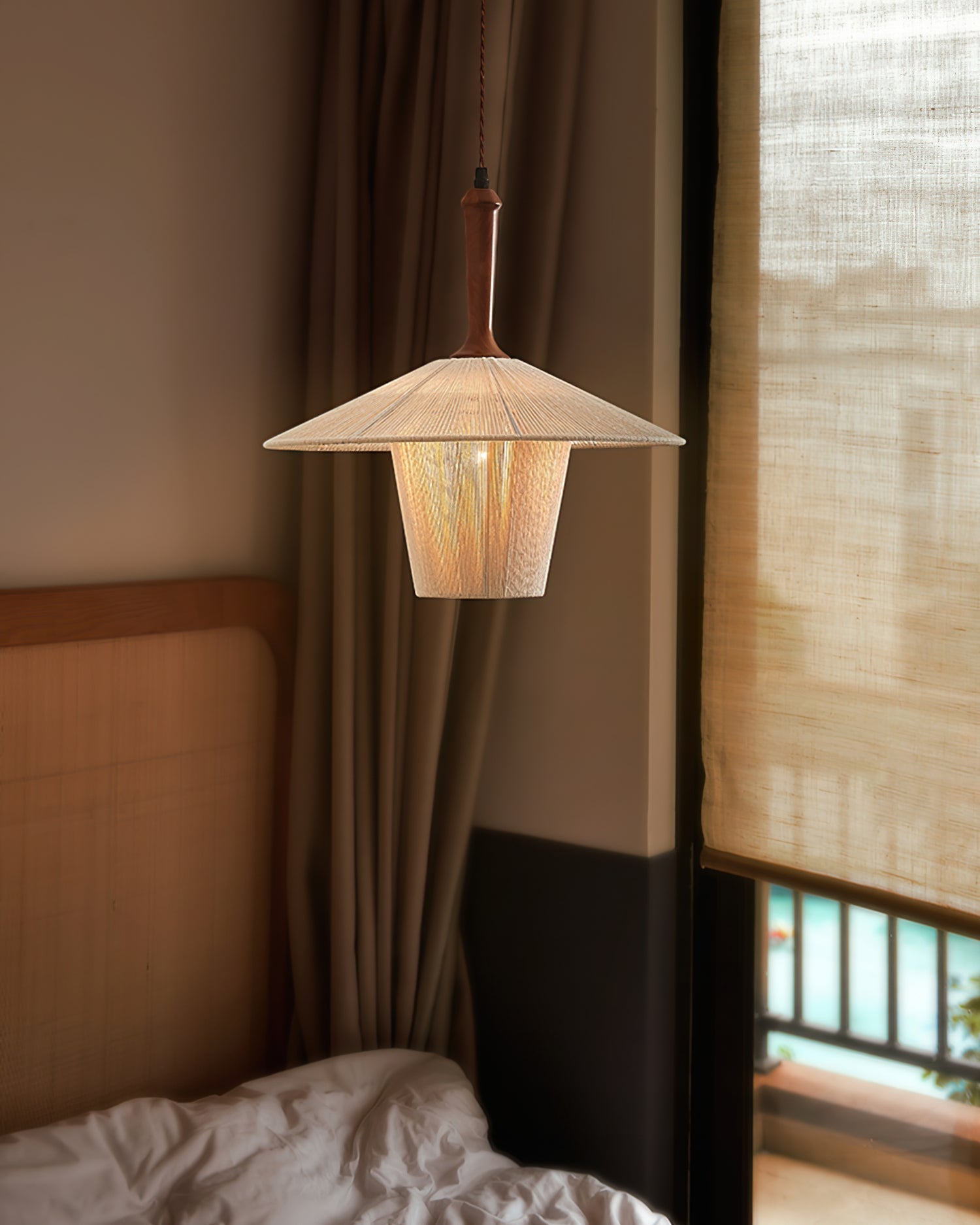 FENWICK NATURAL FIBER HANGING LANTERN