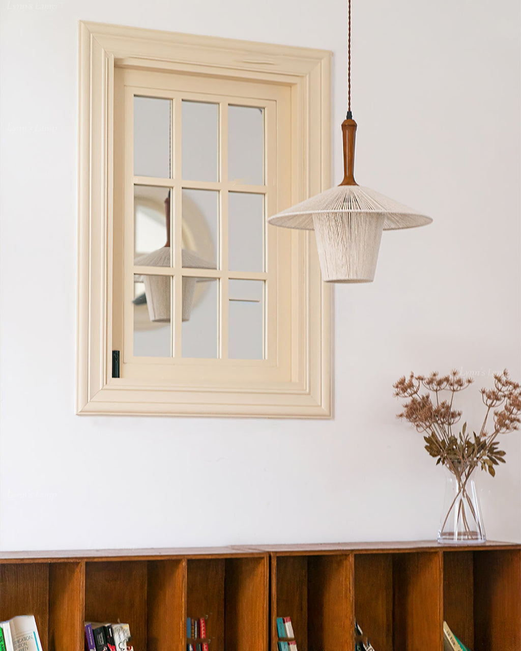 FENWICK NATURAL FIBER HANGING LANTERN