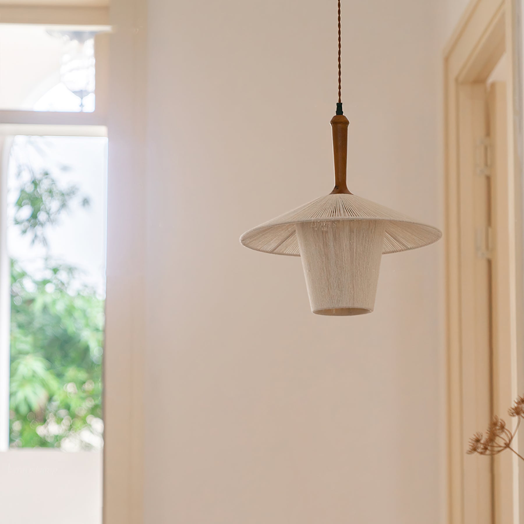 FENWICK NATURAL FIBER HANGING LANTERN