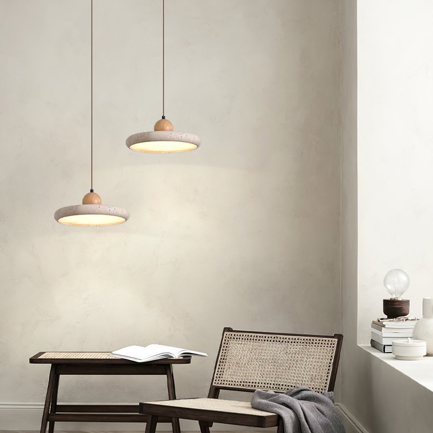 RAVENHALL ARTISANAL GLAZED PENDANT LIGHT