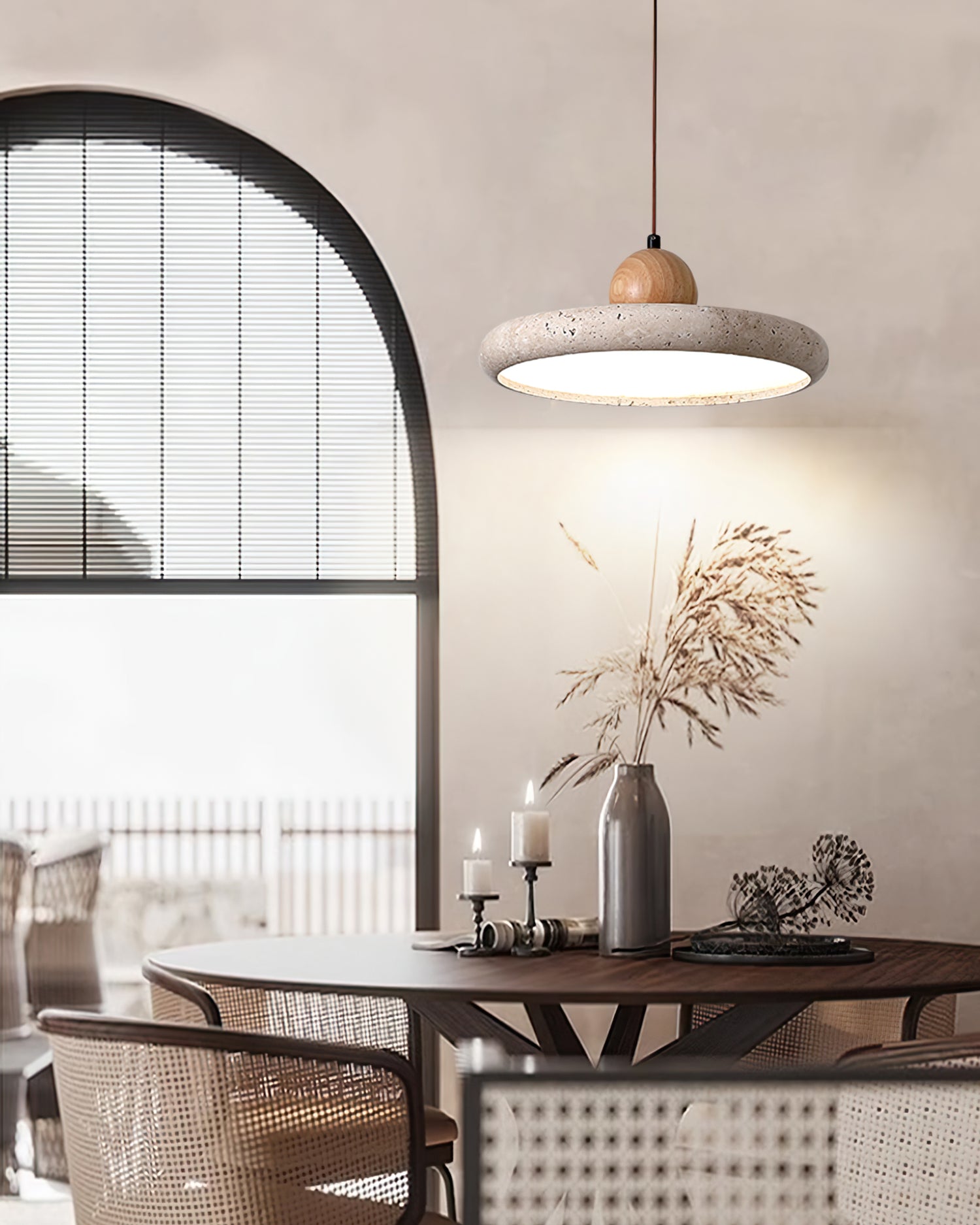 RAVENHALL ARTISANAL GLAZED PENDANT LIGHT