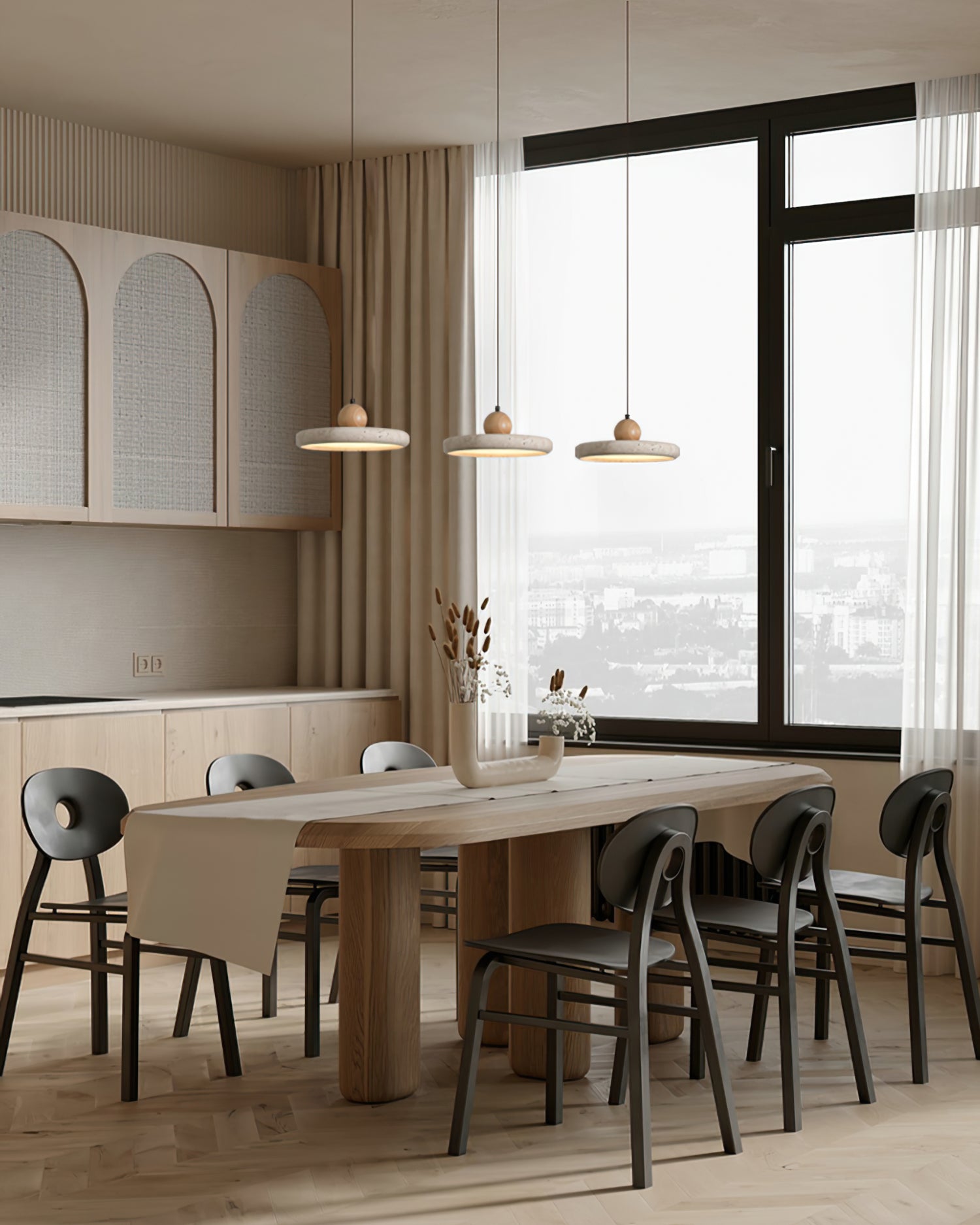 RAVENHALL ARTISANAL GLAZED PENDANT LIGHT