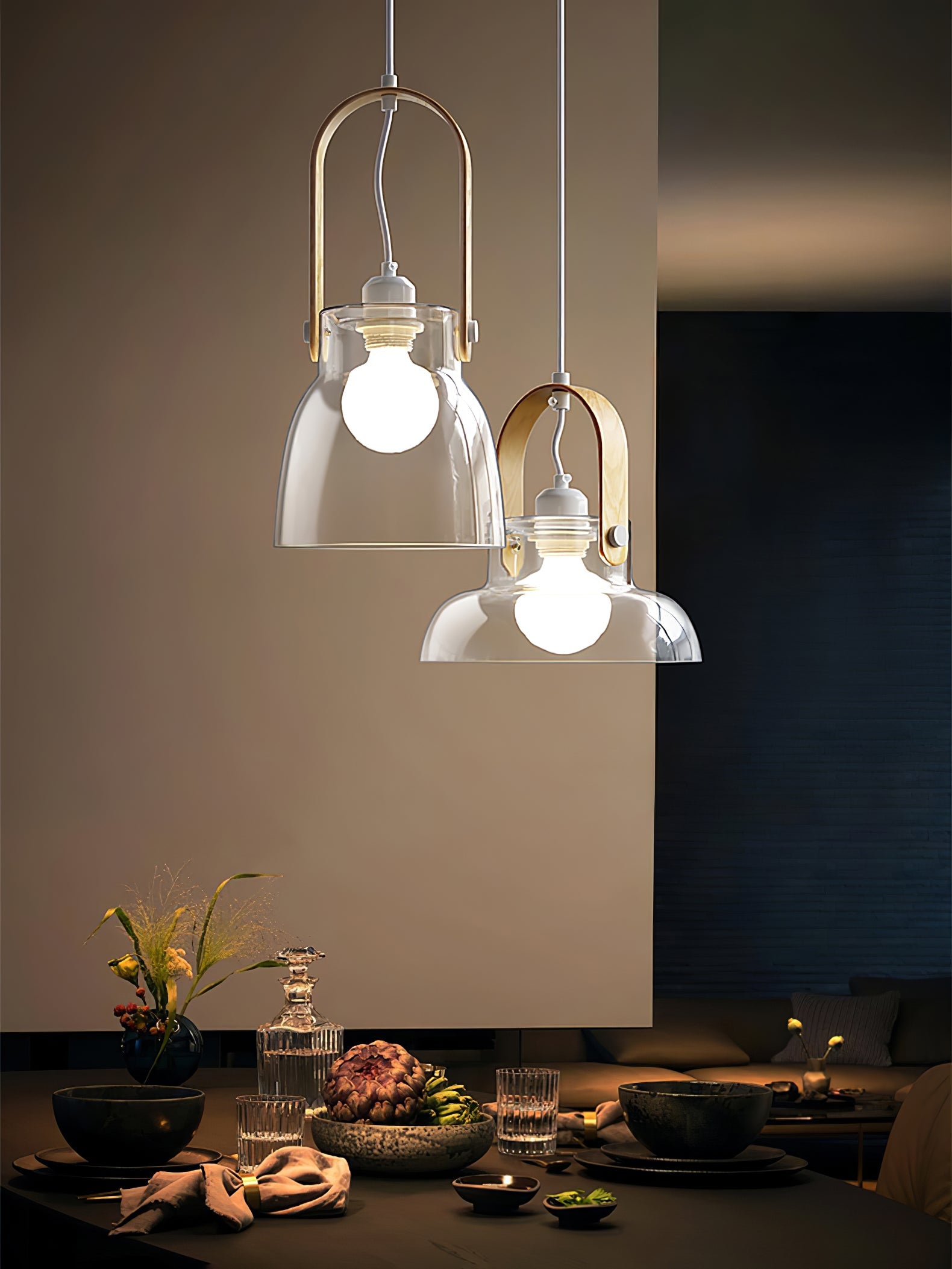 FENWICK CRYSTAL DROPLET HANGING LIGHT