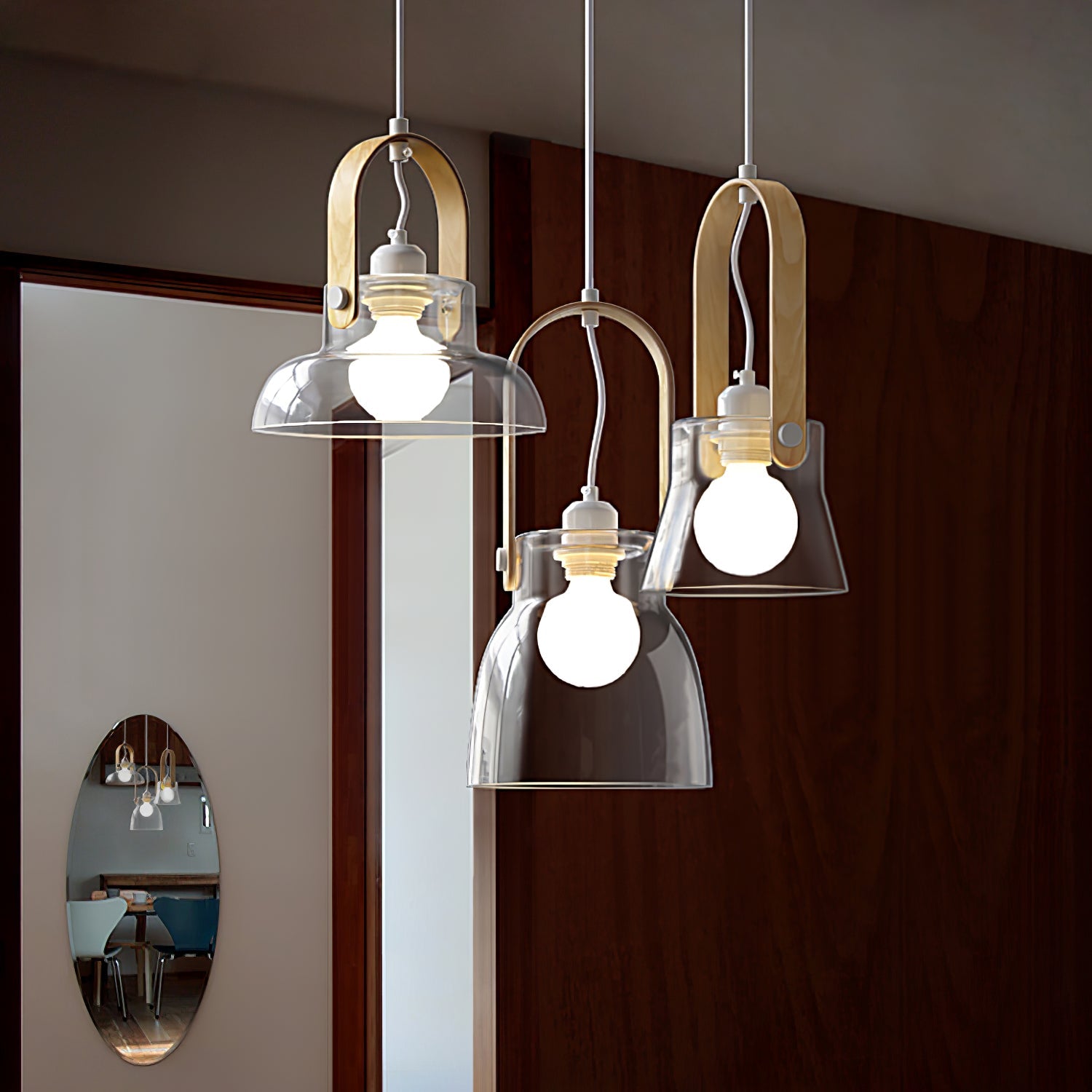 FENWICK CRYSTAL DROPLET HANGING LIGHT