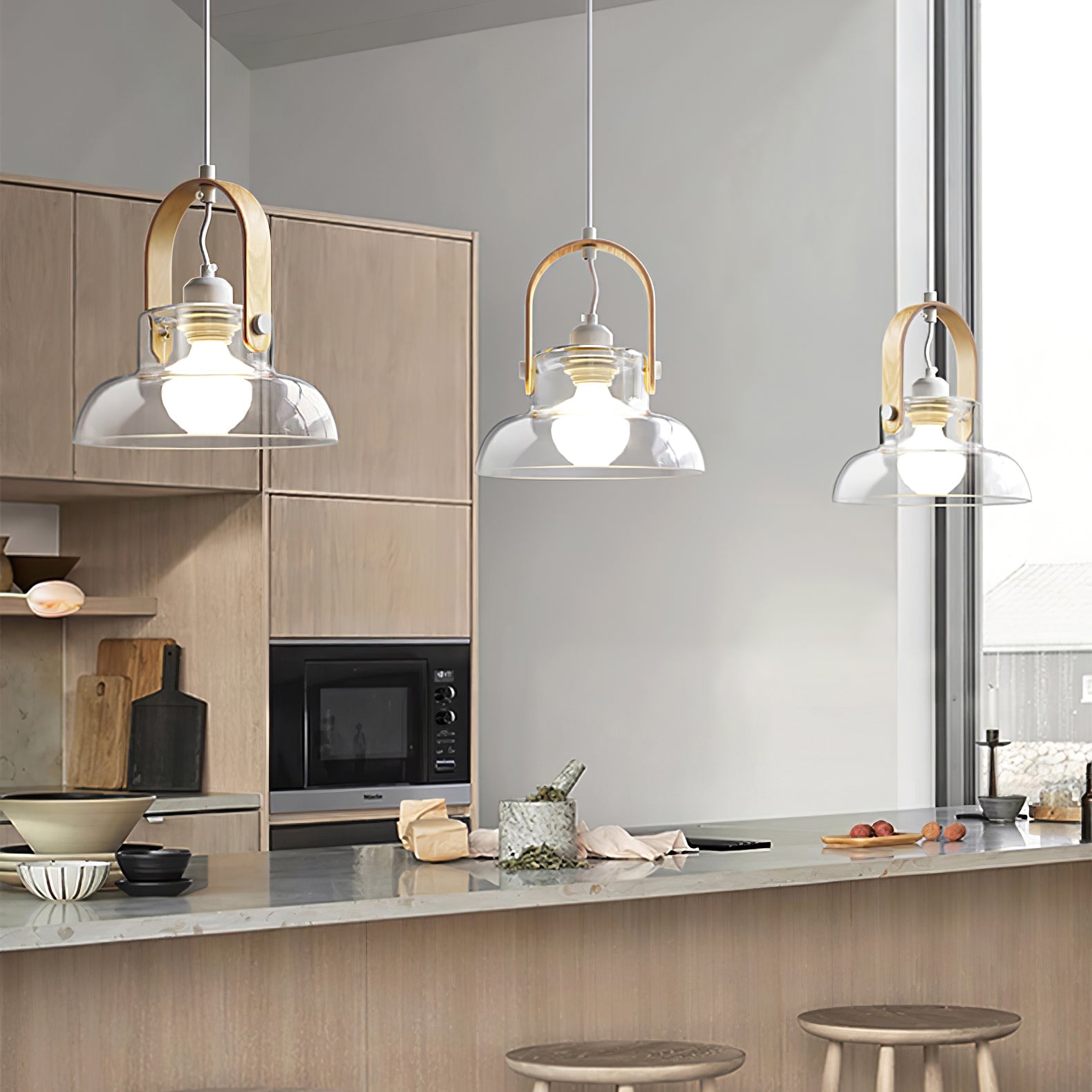 FENWICK CRYSTAL DROPLET HANGING LIGHT
