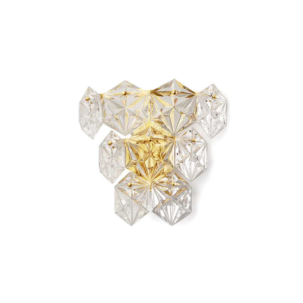 FROSTWELL CRYSTAL FLAKE WALL SCONCE