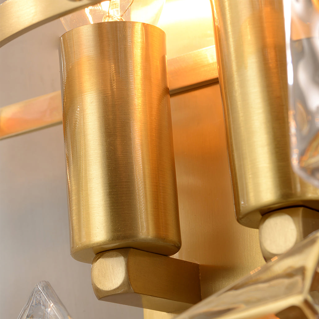 FROSTWELL CRYSTAL FLAKE WALL SCONCE