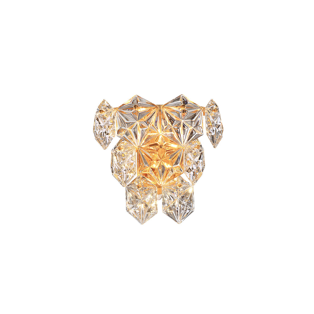 FROSTWELL CRYSTAL FLAKE WALL SCONCE