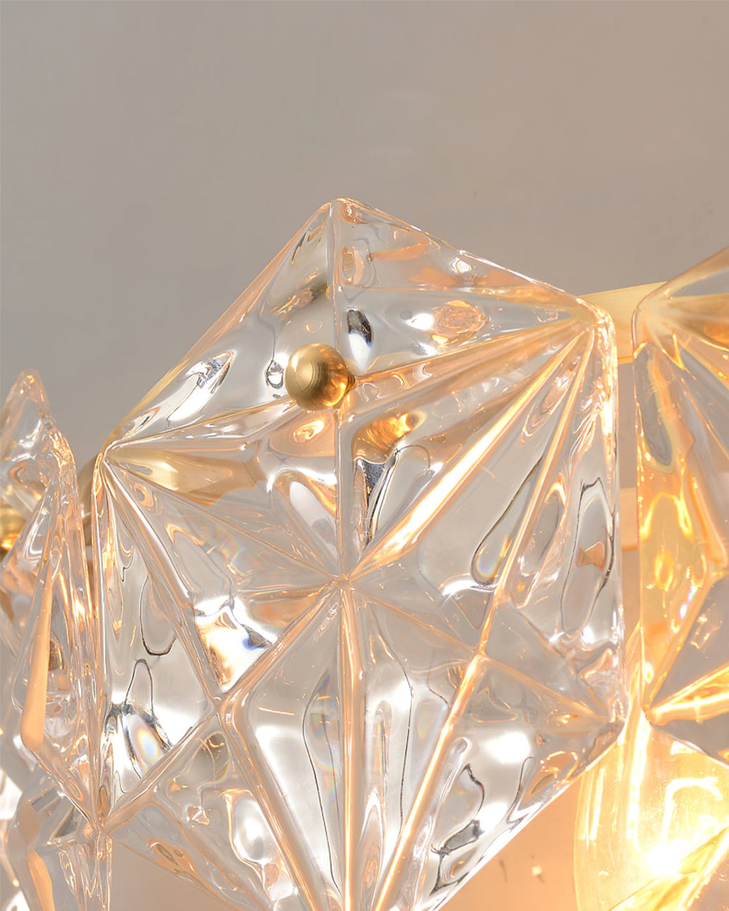 FROSTWELL CRYSTAL FLAKE WALL SCONCE