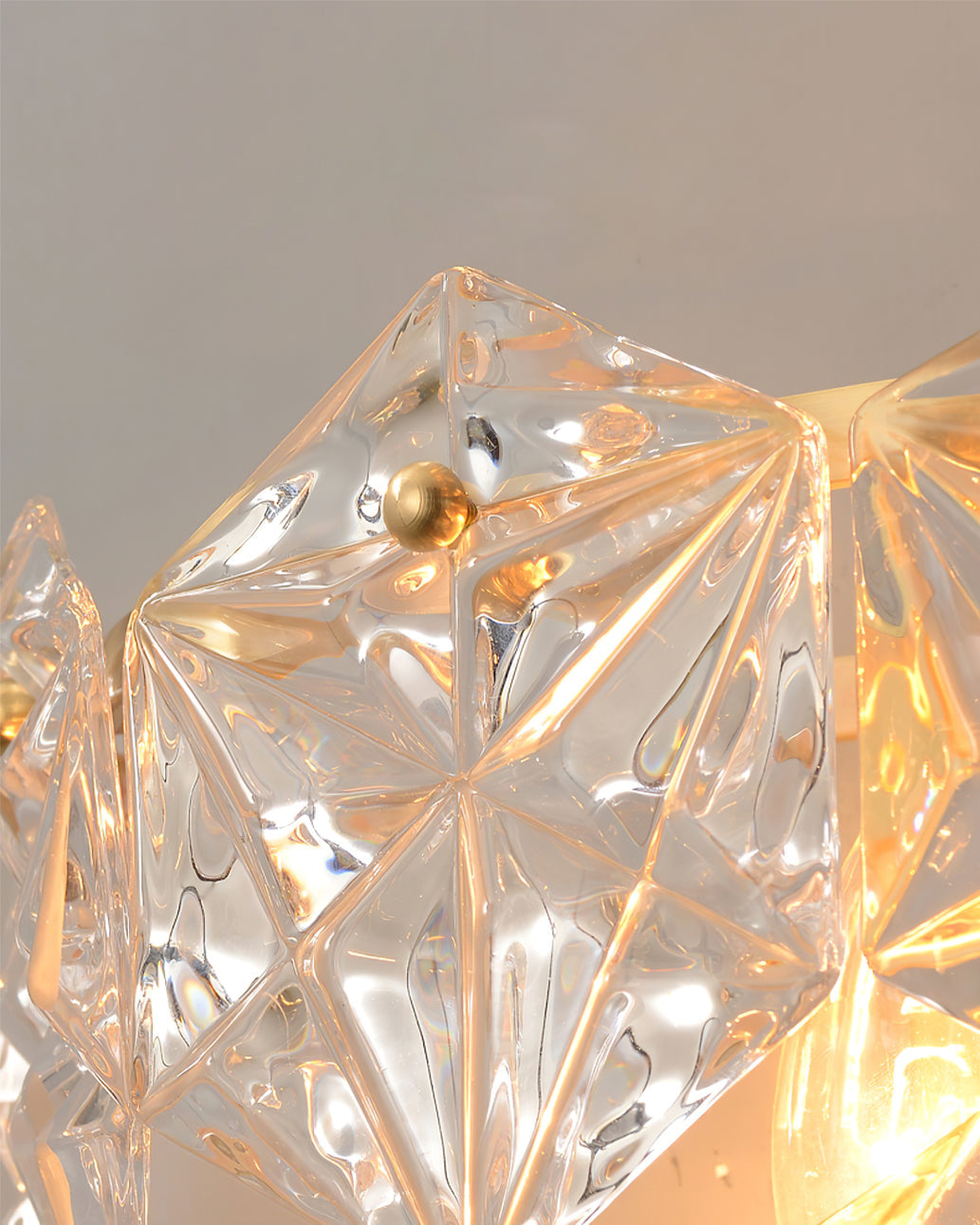 FROSTWELL CRYSTAL FLAKE WALL SCONCE