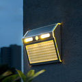WINDSOR SOLAR RECTANGULAR MOTION DETECTION WALL LANTERN