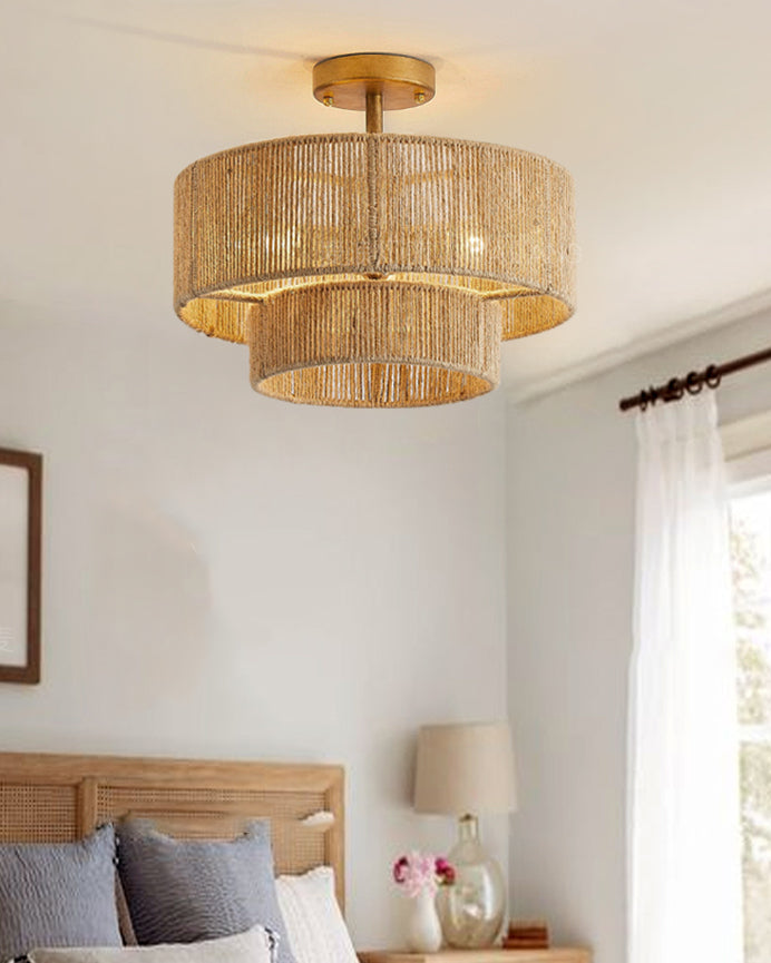 RAVENSHIRE VINTAGE GLASS DOME CEILING LIGHT