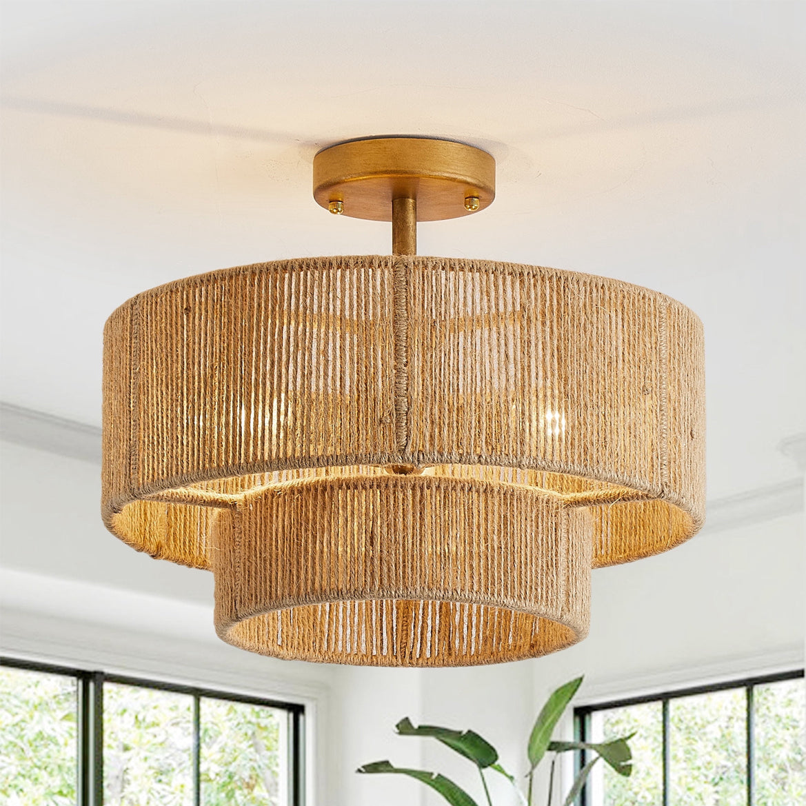 RAVENSHIRE VINTAGE GLASS DOME CEILING LIGHT