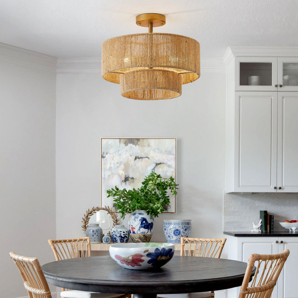 RAVENSHIRE VINTAGE GLASS DOME CEILING LIGHT
