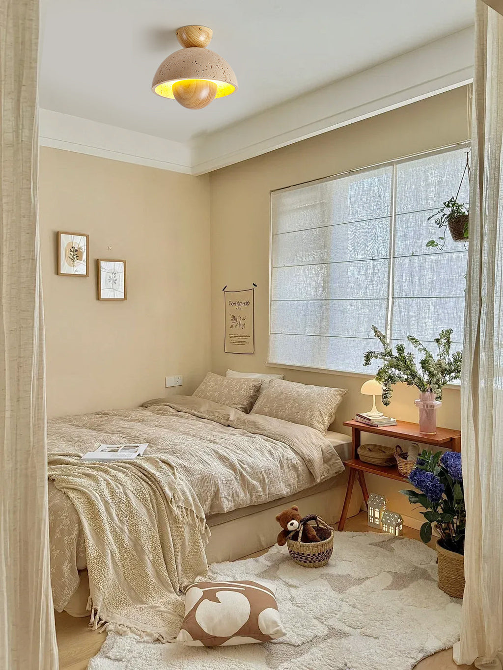 RAVENSCROFT HANGING FROSTED GLASS LANTERN