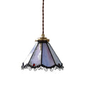 RAVENHURST STAINED GLASS HANGING LANTERN
