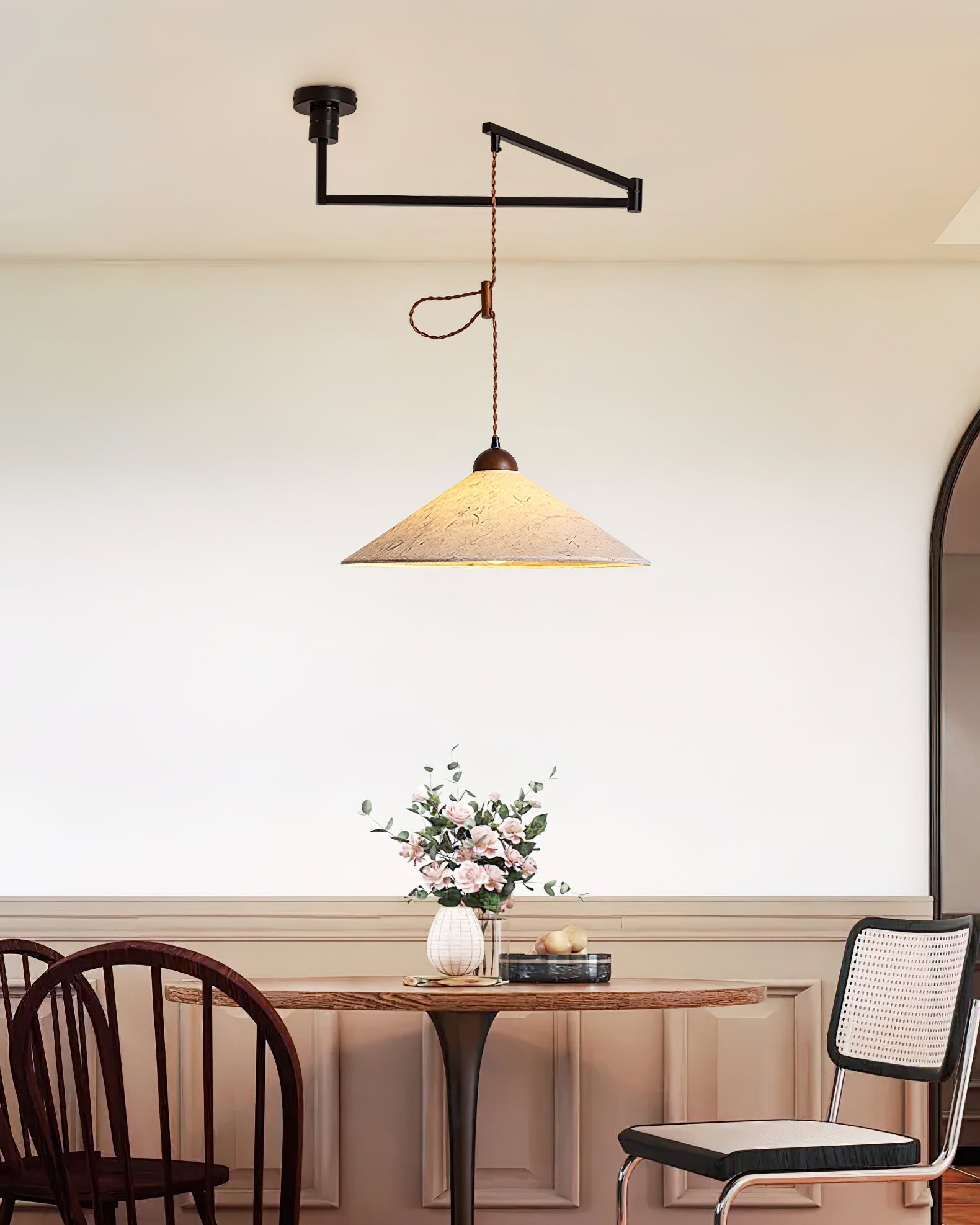 RAVENHURST ADJUSTABLE ARM CEILING LANTERN