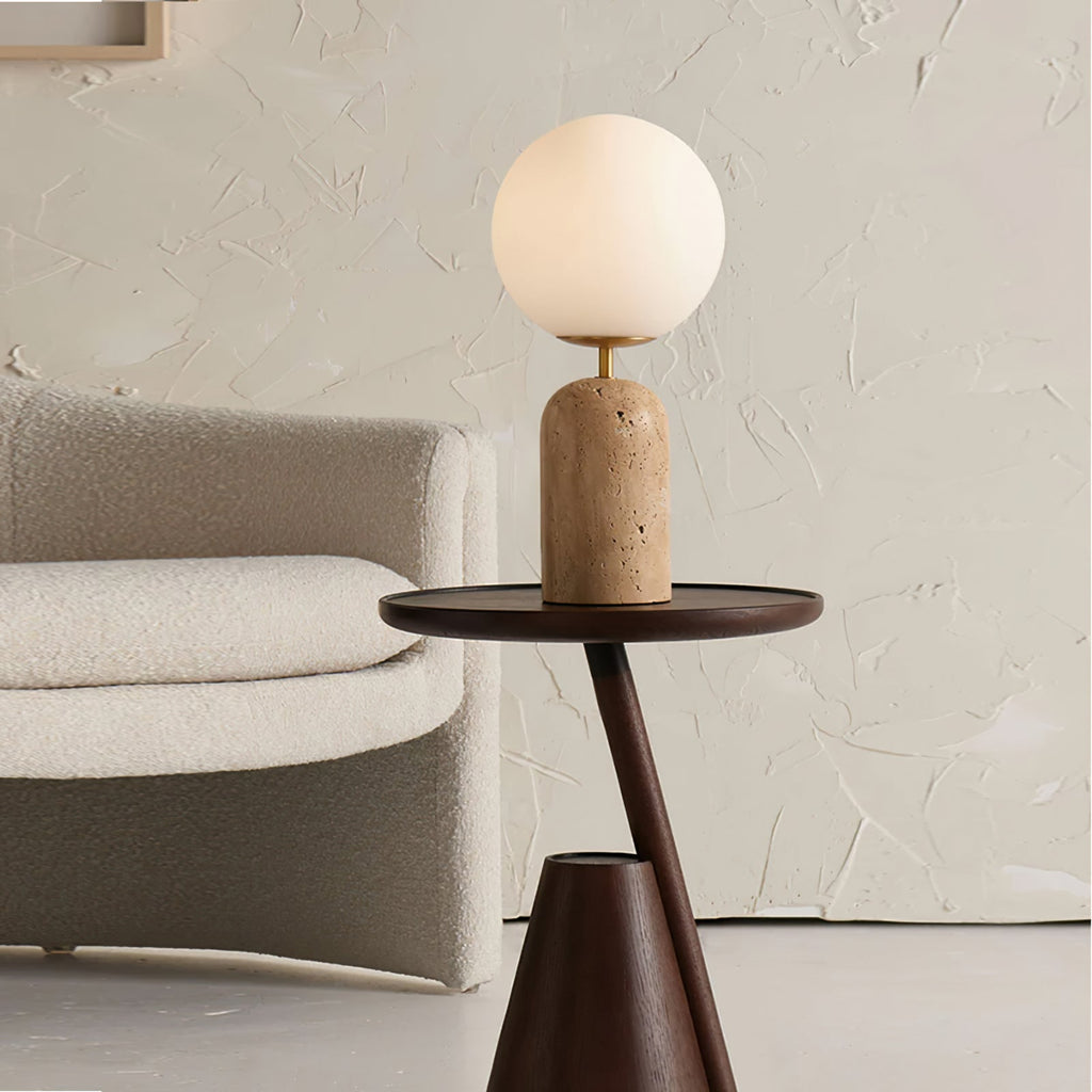 FENWICK RUSTIC WOODEN TABLE ILLUMINATOR