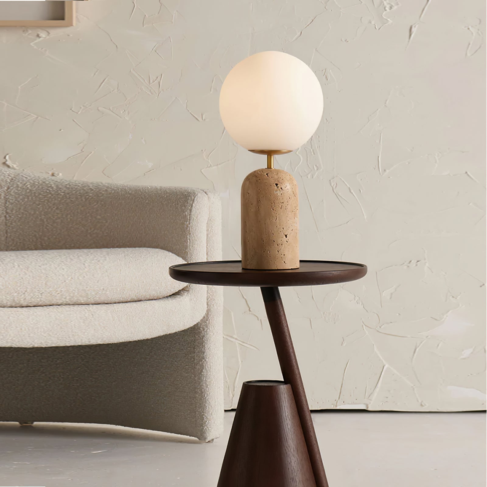 FENWICK RUSTIC WOODEN TABLE ILLUMINATOR
